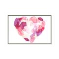 Picture of Colored Heart _GroupedProduct_Rectangle_Landscape_Mini_ _GroupedProduct_Rectangle_Landscape_Canvas_Framed_