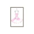 Picture of Ballerina Dress I _GroupedProduct_Rectangle_Portrait_Mini_ _GroupedProduct_Rectangle_Portrait_Canvas_Framed_