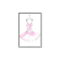 Picture of Ballerina Dress I _GroupedProduct_Rectangle_Portrait_Mini_ _GroupedProduct_Rectangle_Portrait_Canvas_Framed_