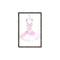 Picture of Ballerina Dress I _GroupedProduct_Rectangle_Portrait_Mini_ _GroupedProduct_Rectangle_Portrait_Canvas_Framed_