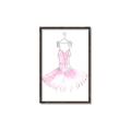 Picture of Ballerina Dress I _GroupedProduct_Rectangle_Portrait_Mini_ _GroupedProduct_Rectangle_Portrait_Canvas_Framed_