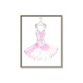 Picture of Ballerina Dress I _GroupedProduct_Rectangle_Portrait_Mini_ _GroupedProduct_Rectangle_Portrait_Canvas_Framed_