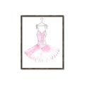 Picture of Ballerina Dress I _GroupedProduct_Rectangle_Portrait_Mini_ _GroupedProduct_Rectangle_Portrait_Canvas_Framed_