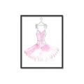 Picture of Ballerina Dress I _GroupedProduct_Rectangle_Portrait_Mini_ _GroupedProduct_Rectangle_Portrait_Canvas_Framed_