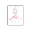Picture of Ballerina Dress I _GroupedProduct_Rectangle_Portrait_Mini_ _GroupedProduct_Rectangle_Portrait_Canvas_Framed_