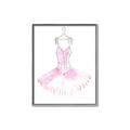 Picture of Ballerina Dress I _GroupedProduct_Rectangle_Portrait_Mini_ _GroupedProduct_Rectangle_Portrait_Canvas_Framed_