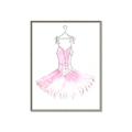 Picture of Ballerina Dress I _GroupedProduct_Rectangle_Portrait_Mini_ _GroupedProduct_Rectangle_Portrait_Canvas_Framed_