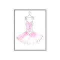 Picture of Ballerina Dress I _GroupedProduct_Rectangle_Portrait_Mini_ _GroupedProduct_Rectangle_Portrait_Canvas_Framed_