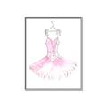 Picture of Ballerina Dress I _GroupedProduct_Rectangle_Portrait_Mini_ _GroupedProduct_Rectangle_Portrait_Canvas_Framed_