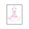 Picture of Ballerina Dress I _GroupedProduct_Rectangle_Portrait_Mini_ _GroupedProduct_Rectangle_Portrait_Canvas_Framed_