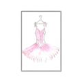 Picture of Ballerina Dress I _GroupedProduct_Rectangle_Portrait_Mini_ _GroupedProduct_Rectangle_Portrait_Canvas_Framed_