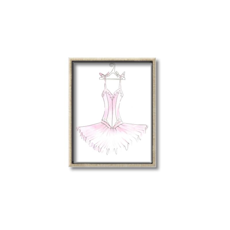 Picture of Ballerina Dress II _GroupedProduct_Rectangle_Portrait_Mini_ _GroupedProduct_Rectangle_Portrait_Canvas_Framed_