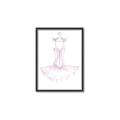 Picture of Ballerina Dress II _GroupedProduct_Rectangle_Portrait_Mini_ _GroupedProduct_Rectangle_Portrait_Canvas_Framed_
