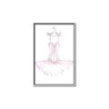 Picture of Ballerina Dress II _GroupedProduct_Rectangle_Portrait_Mini_ _GroupedProduct_Rectangle_Portrait_Canvas_Framed_