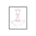 Picture of Ballerina Dress II _GroupedProduct_Rectangle_Portrait_Mini_ _GroupedProduct_Rectangle_Portrait_Canvas_Framed_