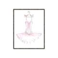 Picture of Ballerina Dress II _GroupedProduct_Rectangle_Portrait_Mini_ _GroupedProduct_Rectangle_Portrait_Canvas_Framed_