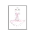 Picture of Ballerina Dress II _GroupedProduct_Rectangle_Portrait_Mini_ _GroupedProduct_Rectangle_Portrait_Canvas_Framed_