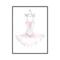 Picture of Ballerina Dress II _GroupedProduct_Rectangle_Portrait_Mini_ _GroupedProduct_Rectangle_Portrait_Canvas_Framed_