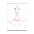 Picture of Ballerina Dress II _GroupedProduct_Rectangle_Portrait_Mini_ _GroupedProduct_Rectangle_Portrait_Canvas_Framed_