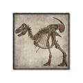 Picture of Dino Skeleton I _GroupedProduct_Square_Mini_ _GroupedProduct_Square_Canvas_Framed_