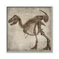 Picture of Dino Skeleton I _GroupedProduct_Square_Mini_ _GroupedProduct_Square_Canvas_Framed_