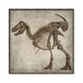 Picture of Dino Skeleton I _GroupedProduct_Square_Mini_ _GroupedProduct_Square_Canvas_Framed_