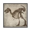 Picture of Dino Skeleton I _GroupedProduct_Square_Mini_ _GroupedProduct_Square_Canvas_Framed_