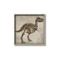 Picture of Dino Skeleton II _GroupedProduct_Square_Mini_ _GroupedProduct_Square_Canvas_Framed_