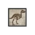 Picture of Dino Skeleton II _GroupedProduct_Square_Mini_ _GroupedProduct_Square_Canvas_Framed_
