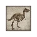 Picture of Dino Skeleton II _GroupedProduct_Square_Mini_ _GroupedProduct_Square_Canvas_Framed_