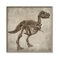 Picture of Dino Skeleton II _GroupedProduct_Square_Mini_ _GroupedProduct_Square_Canvas_Framed_