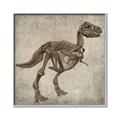 Picture of Dino Skeleton II _GroupedProduct_Square_Mini_ _GroupedProduct_Square_Canvas_Framed_