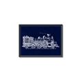 Picture of Train Collectors I _GroupedProduct_Rectangle_Landscape_Mini_ _GroupedProduct_Rectangle_Landscape_Canvas_Framed_