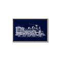 Picture of Train Collectors I _GroupedProduct_Rectangle_Landscape_Mini_ _GroupedProduct_Rectangle_Landscape_Canvas_Framed_