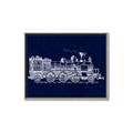Picture of Train Collectors I _GroupedProduct_Rectangle_Landscape_Mini_ _GroupedProduct_Rectangle_Landscape_Canvas_Framed_