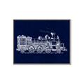 Picture of Train Collectors I _GroupedProduct_Rectangle_Landscape_Mini_ _GroupedProduct_Rectangle_Landscape_Canvas_Framed_