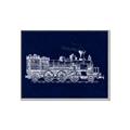 Picture of Train Collectors I _GroupedProduct_Rectangle_Landscape_Mini_ _GroupedProduct_Rectangle_Landscape_Canvas_Framed_