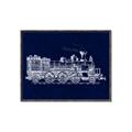 Picture of Train Collectors I _GroupedProduct_Rectangle_Landscape_Mini_ _GroupedProduct_Rectangle_Landscape_Canvas_Framed_