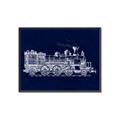 Picture of Train Collectors I _GroupedProduct_Rectangle_Landscape_Mini_ _GroupedProduct_Rectangle_Landscape_Canvas_Framed_