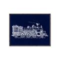 Picture of Train Collectors I _GroupedProduct_Rectangle_Landscape_Mini_ _GroupedProduct_Rectangle_Landscape_Canvas_Framed_