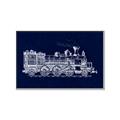 Picture of Train Collectors I _GroupedProduct_Rectangle_Landscape_Mini_ _GroupedProduct_Rectangle_Landscape_Canvas_Framed_