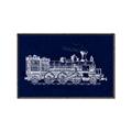 Picture of Train Collectors I _GroupedProduct_Rectangle_Landscape_Mini_ _GroupedProduct_Rectangle_Landscape_Canvas_Framed_