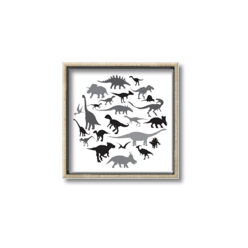 Picture of Dino Party _GroupedProduct_Square_Mini_ _GroupedProduct_Square_Canvas_Framed_