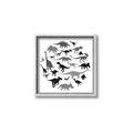 Picture of Dino Party _GroupedProduct_Square_Mini_ _GroupedProduct_Square_Canvas_Framed_