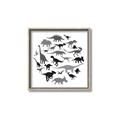 Picture of Dino Party _GroupedProduct_Square_Mini_ _GroupedProduct_Square_Canvas_Framed_