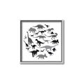 Picture of Dino Party _GroupedProduct_Square_Mini_ _GroupedProduct_Square_Canvas_Framed_