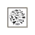 Picture of Dino Party _GroupedProduct_Square_Mini_ _GroupedProduct_Square_Canvas_Framed_