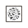 Picture of Dino Party _GroupedProduct_Square_Mini_ _GroupedProduct_Square_Canvas_Framed_