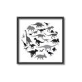 Picture of Dino Party _GroupedProduct_Square_Mini_ _GroupedProduct_Square_Canvas_Framed_