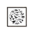 Picture of Dino Party _GroupedProduct_Square_Mini_ _GroupedProduct_Square_Canvas_Framed_